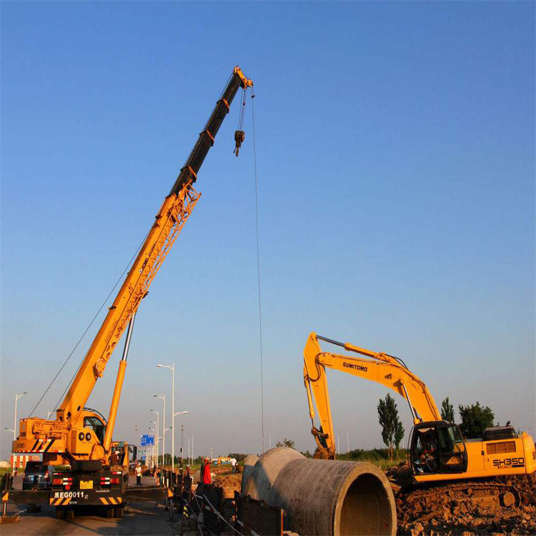 获嘉挖机用吊车怎么吊